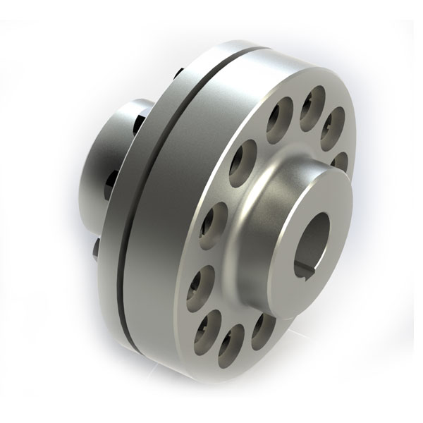 TL type pin coupling with elastic sleeve