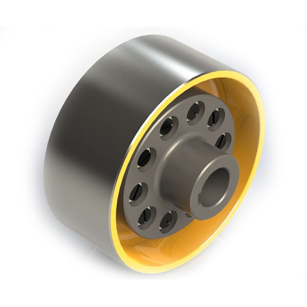 TLL belt brake wheel type pin coupling with elastic sleeve